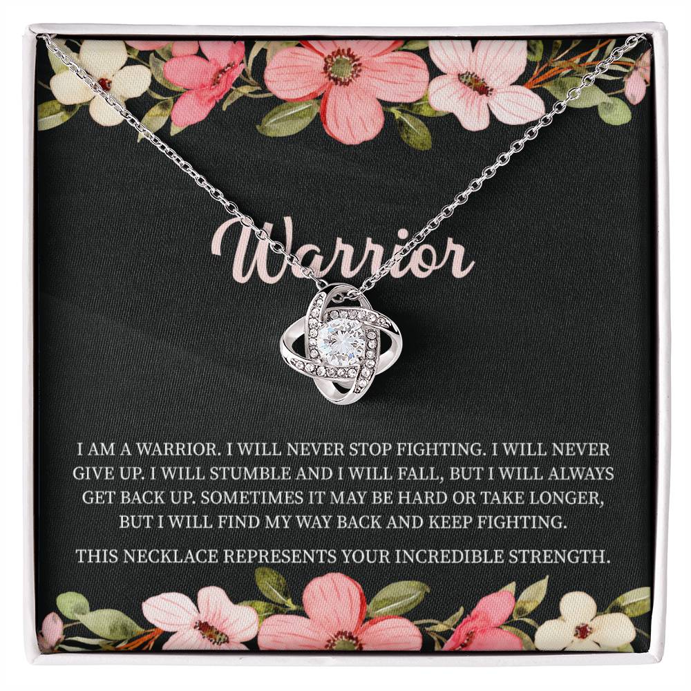 Warrior Necklace • Addiction Recovery • Survivor Gift - Beauty Belliss